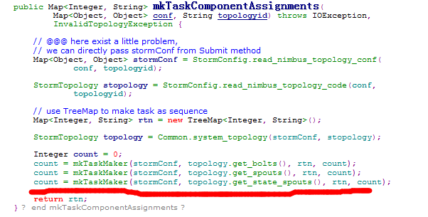 make task component assignments